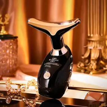 Инструмент для омоложения кожи Все лифтинг лица Подтяжка кожи EMS Микроток для лица Массаж глаз Шея Морщины против старения Артефакт Косметическое устройство белый