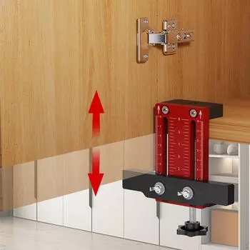 Инструмент для определения местоположения установки дверцы шкафа, двойная защита, удобный шаблон для сверления отверстий