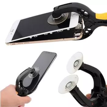 Инструмент для открытия присоски, противоскользящий зажим для экрана мобильного телефона, двойной разделительный зажим, плоскогубцы, открывалка для ремонта отверстий, ручные инструменты