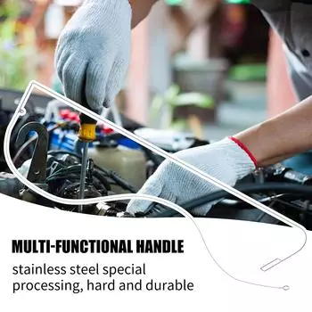 Инструмент для открытия растягивающегося рычага 42,5-дюймовый аварийный инструмент для открытия растягивающегося рычага на большом расстоянии Инструмент для открытия рычага из нержавеющей стали