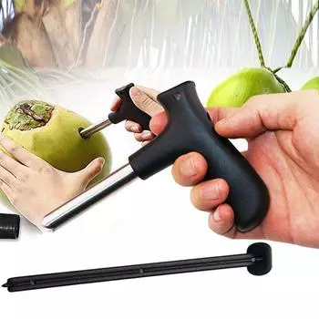 Инструмент для открывания кокосов Инструменты для резки фруктов с черным отверстием Кухонные гаджеты