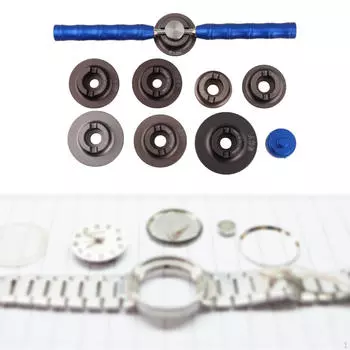 Инструмент для открывания задней крышки часов, набор инструментов для ремонта, набор часовщика из алюминиевого сплава