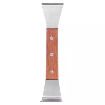 Инструмент для пчеловода, скребок, подъемник для рамок, нож для распечатывания из нержавеющей стали с деревянной ручкой