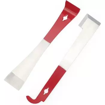 Инструмент для пчеловодства из нержавеющей стали, 2 шт. Инструмент для пчеловодства, J-образный крючок, подъемник для пчелиных рамок и скребок, пчеловодческое оборудование для пчеловодов