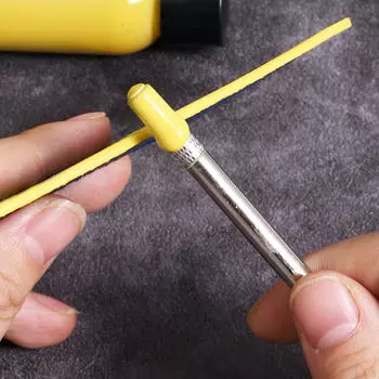 Инструмент для печати на кожаном крае с красителем DIY Top Professional Oil Roller