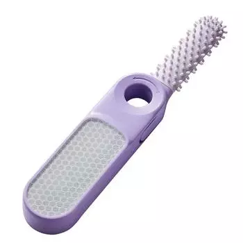 Инструмент для педикюра 2 в 1 из нано-стекла Двусторонний портативный скребок для педикюра Пилка для ног Эргономичный ручной удалитель мозолей и ороговевшей кожи