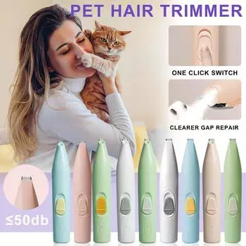 Инструмент для педикюра для домашних животных для собак и кошек, аккумуляторный инструмент для педикюра со светодиодной подсветкой One Size синий