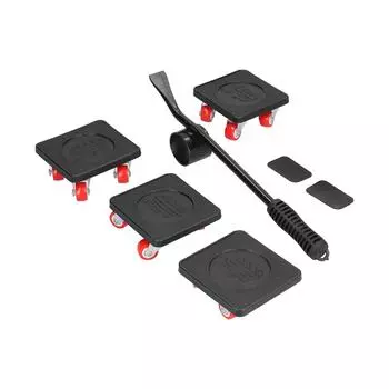 Инструмент для перемещения мебели из нержавеющей стали с универсальным колесом и противоскользящей резиной