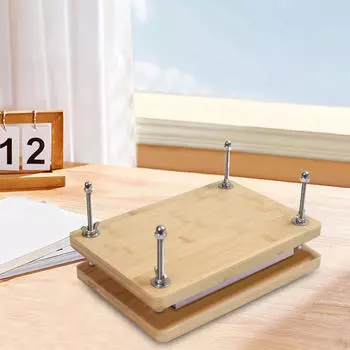 Инструмент для переплета книжного пресса. Практическая ручная машина для изготовления плоской бумаги для билетов.