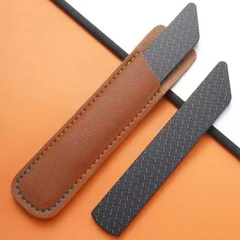 Инструмент для пилинга и маникюра Black Sanding Nano шлифовальная пилка для ногтей портативная пилка для ногтей для женщин Without leather cover