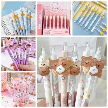 Инструмент для письма Автоматический карандаш Пресс-ручка Письменные карандаши Механический карандаш Канцелярские принадлежности Blue 1pc