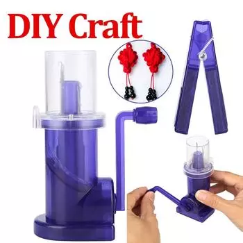 Инструмент для плетения браслетов для рукоделия «сделай сам» с ручным управлением, вязальная машина для рукоделия, вязальная машина для вязания на катушках