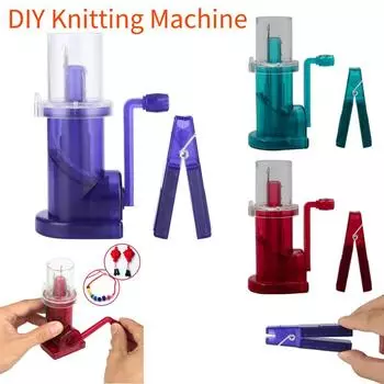 Инструмент для плетения браслетов для рукоделия «сделай сам» с ручным управлением, вязальная машина для рукоделия, вязальная машина для вязания на катушках зелёный