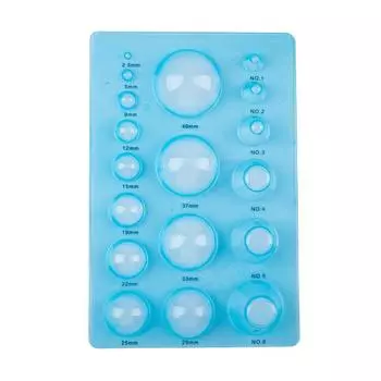 Инструмент для поделок из бумаги своими руками, квиллинг, полусфера, мини-бумажная форма, доска для изготовления художественных изделий синий