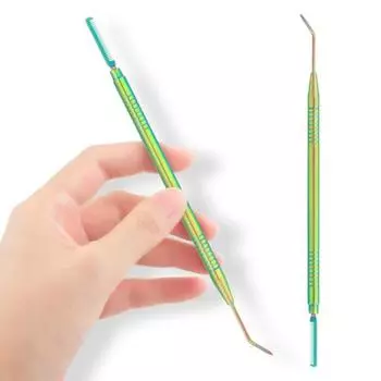 Инструмент для поднятия ресниц с разделительной расческой, нескользящая конструкция, удобная ручка, профессиональный инструмент для наращивания ресниц, инструмент для химической завивки, разделитель для ресниц, инструмент для макияжа Long золотистый