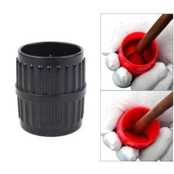 Инструмент для полировки и снятия заусенцев, трубная развертка, трубная развертка, снятие фаски, трубный триммер, внутренняя и наружная развертка красный