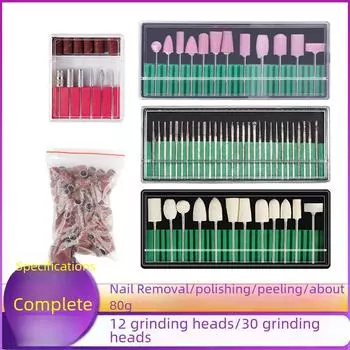 Инструмент для полировки ногтей и удаления омертвевшей кожи Керамические шлифовальные головки Аксессуары 50 pieces of sand rings