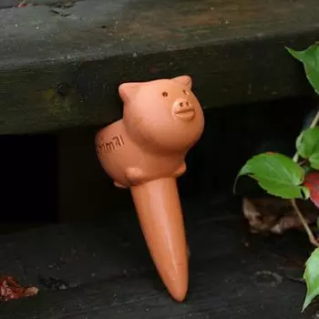 Инструмент для полива Сад Автоматические керамические растения Ленивый человек Просачивание воды Самополивное устройство Система капельного орошения в форме животных львиный