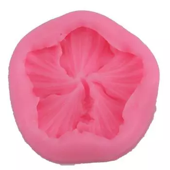 Инструмент для помадки Sugarcraft Home Украшения для торта Форма для гибискуса Формочки для жевательной резинки Форма для цветов Форма для шоколада розовый