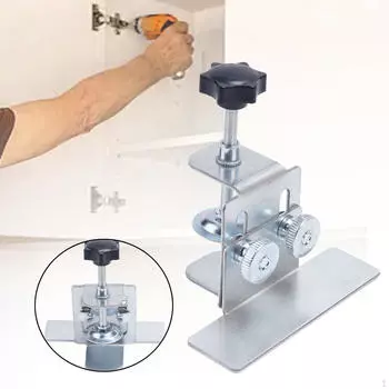 Инструмент для позиционирования дверцы шкафа, Шаблон для монтажа шкафа Профессиональная прочная фурнитура Быстрая