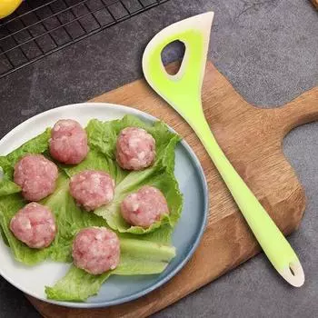 Инструмент для приготовления шариков для мяса, инструмент для приготовления шариков для рыбы, ручные щипцы для приготовления шариков для мяса, многофункциональный инструмент для домашней кухни для быстрого приготовления красный
