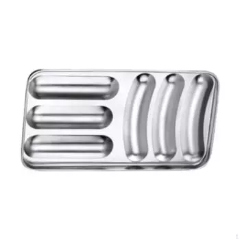 Инструмент для приготовления собак из нержавеющей стали с 6 полостями для сосисок на завтрак