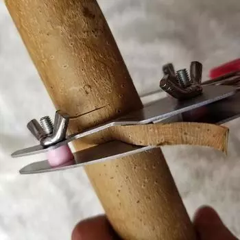 Инструмент для прививки Ножницы для чистки растений Инструмент для чистки фруктовых деревьев Инструмент для снятия коры Кольцевой садовый сплавный нож для опоясывания