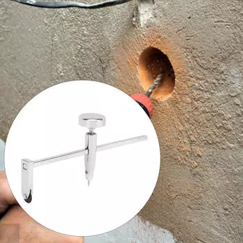 Инструмент для пробивки круглых отверстий в гипсокартоне, циркуль для легкой разметки и регулируемый