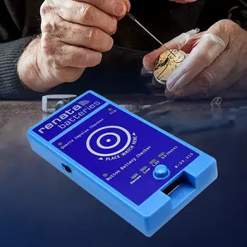 Инструмент для проверки часов Электрический испытательный прибор Кнопка прибора Тестер кварцевого механизма