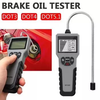 Инструмент для проверки качества масла, автоматический тестер тормозной жидкости, цифровой BF200, автомобильный инструмент для проверки тормозного масла, светодиодный дисплей