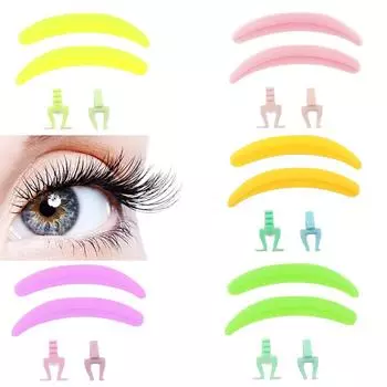 Инструмент для разделения ресниц для наращивания Эффективные силиконовые подушечки для наращивания ресниц Для начинающих Профессиональный инструмент розовый