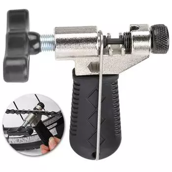 Инструмент для разделения звеньев велосипедной цепи, стальной инструмент для снятия звеньев велосипедной цепи, черный инструмент для ремонта велосипедов