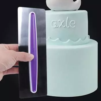 Инструмент для разглаживания тортов из нержавеющей стали, скребок для торта, инструменты для выпечки, инструмент для украшения тортов