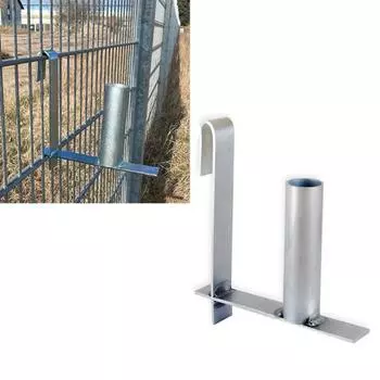 Инструмент для разматывания полосок защитного экрана из ПВХ Инструмент для монтажа защитного экрана на заборе Диспенсер для полосок защитного экрана на садовом участке серебряный