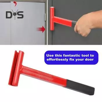 Инструмент для регулировки шарниров, гаечный ключ с длинной ручкой, высокопрочный портативный стальной окрашенный шарнирный ключ с резиновой рукояткой A