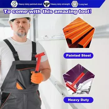 Инструмент для регулировки шарниров, гаечный ключ с длинной ручкой для гибки шарниров, высокопрочный, портативный, для тяжелых условий эксплуатации, окрашенный A