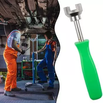 Инструмент для замены тормозных колодок автомобиля Прижимная шайба Пружинный компрессор зелёный