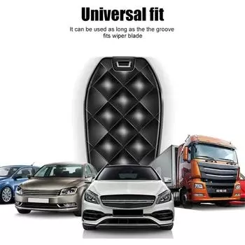 Инструмент для ремонта автомобильных дворников, универсальный инструмент для восстановления резиновых полосок стеклоочистителей, многофункциональный инструмент для ремонта щеток стеклоочистителей с двухсторонним дизайном чёрный