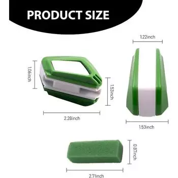 Инструмент для ремонта автомобильных дворников Универсальная щетка для лобового стекла автомобиля с губкой Автомобильный резак для самостоятельной чистки Аксессуары для обслуживания зелёный