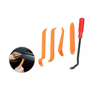 Инструмент для ремонта автомобильных фар, плоскогубцы для снятия зажимов отделки, дверная панель фургона, приборная панель, внутренние пластиковые заклепки, инструменты для снятия One Size красный