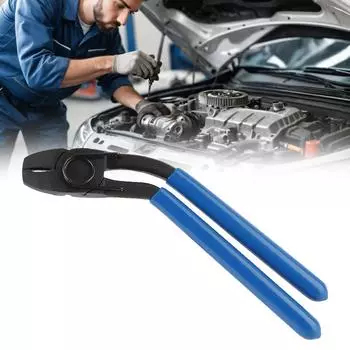Инструмент для ремонта автомобиля с открытым углом, плоскогубцы для снятия изогнутых колец, инструмент для снятия и установки колец с изогнутой головкой, плоскогубцы для закрывающих пружинных колец Blue