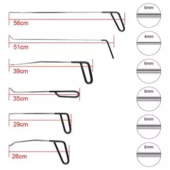 Инструмент для ремонта автомобиля, вмятины на двери, град, крючки, стержень, молоток, инструмент для безкрасочного удаления вмятин на автомобиле, безболезненные инструменты для технического обслуживания автомобиля