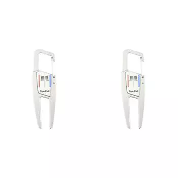 Инструмент для ремонта дерна для гольфа Вилы для гольфа Вилка для паттинг-грина Учебные пособия (Серебряный)