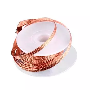 Инструмент для ремонта флюсового шнура для распайки проводов, оплетки, пайки фитиля (1,5 ммx1,5 м)