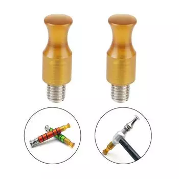 Инструмент для ремонта головок молотка с резьбой M6/M8, сменная головка, комплект для ремонта вмятин, инструменты для удаления вмятин автомобиля, 2 комплекта насадок для ремонта крючков 2pcs M6 разноцветный