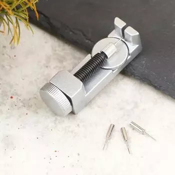 Инструмент для ремонта и калибровки ремешка для часового ремешка 2068 с набором из 3 дополнительных штифтов для замены пружинного стержня