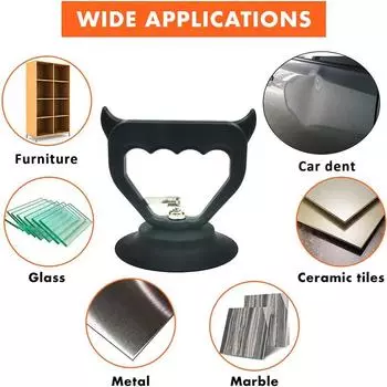 Инструмент для ремонта кузова Присоска для удаления вмятин на автомобиле Съемник для ремонта Инструменты для удаления вмятин на кузове автомобиля Сильная присоска Аксессуары для ремонта автомобиля