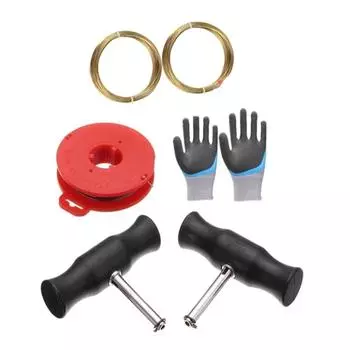 Инструмент для ремонта лобового стекла автомобиля с ручкой, проволока для резки лобового стекла, универсальный инструмент для снятия лобового стекла автомобиля