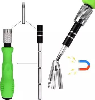 Инструмент для ремонта, набор отверток 32 в 1, прецизионные мини-магнитные отвертки, набор бит, мобильный телефон, обслуживание камеры IPad