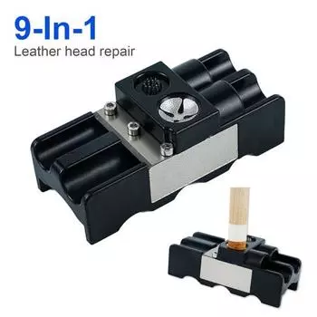 Инструмент для ремонта наконечника бильярдного кия 9-в-1 шлифовальный станок для наконечника бильярдного кия Формовщик бильярдного кия